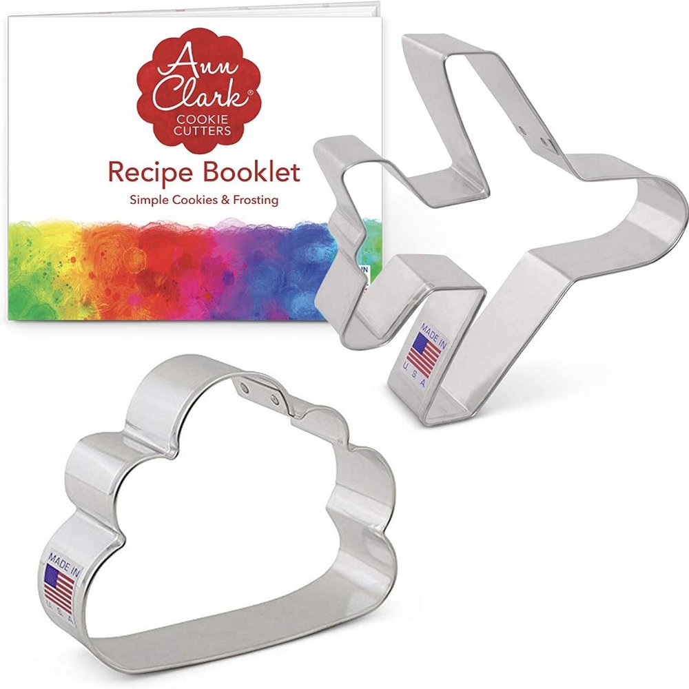 2 Air Travel Cookie Cutters Set